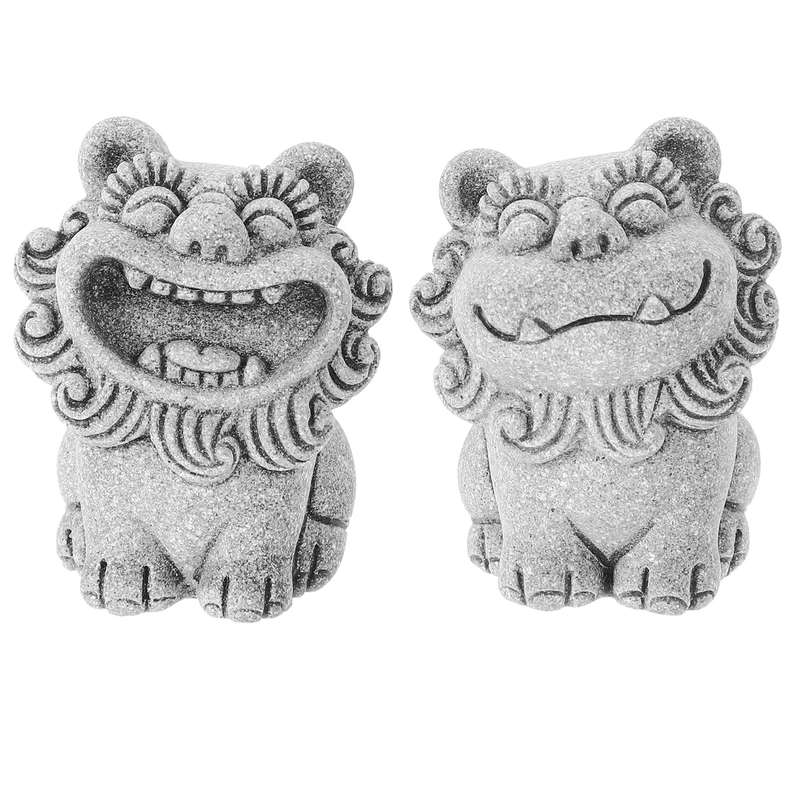 

Wind Grandpa Miniature Lion Statue For Home Office Desktop Decor Small Lion Sculpture Tabletop Adornment Decorative Animal