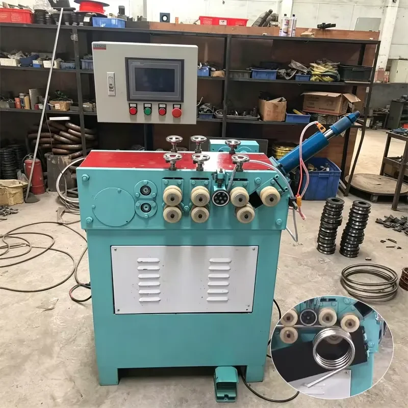 CE Certification Multi-functional 80mm Cylinder Diameter CNC Metal Tube Coiling Machine for Copper/Iron/Alloy Tube Forming