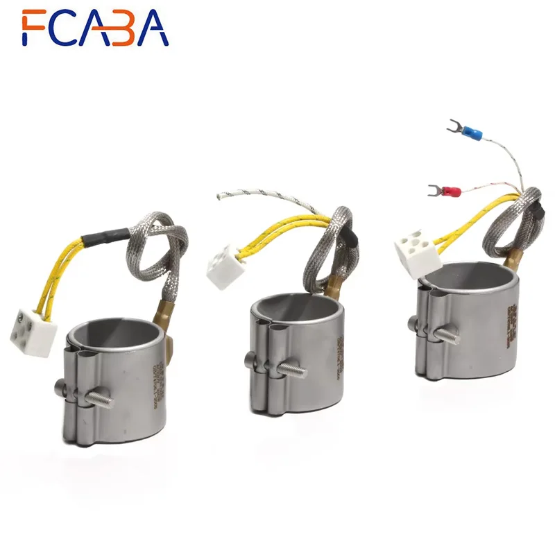 

FCABA, диаметр 50 мм, высота 30 ~ 60 мм, 110 В/220 В/380 В, 160 Вт/220 Вт/280 Вт/330 Вт, алюминизированный ленточный нагреватель, герметичное уплотнительное кольцо, нагревательный элемент