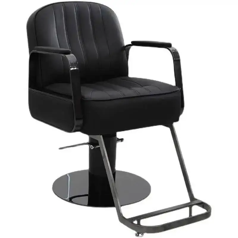 Barber Barber Chair Luxury Reclinable Home Equipment Designed Chair Leg Rest Makeup Cadeira Man De Barbeiro Commercial Furniture