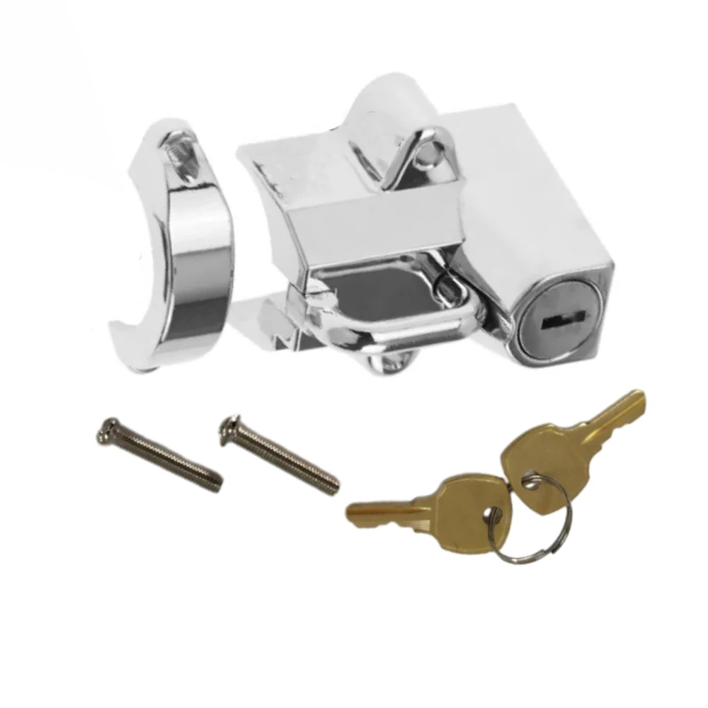Anti Theft Motorcycle Helmet Lock For Harley Davidson Street Glide Touring 22-32mm Handlebar Fixed Security Accessories