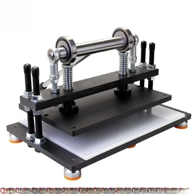 【Best-selling】Tabletop Manual Die Cutter Adjustable Stroke Mini Punching Machine For Cardboard Leather Foam Gasket Cutting Press