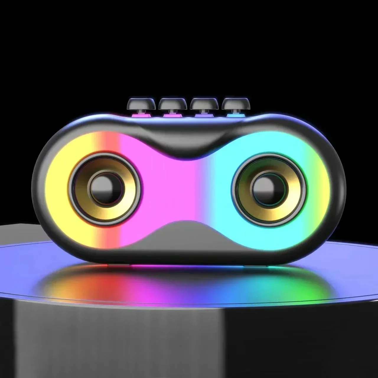 

Портативный Bluetooth-динамик RGB светодиодный цветной свет стерео беспроводной сабвуфер высокий звук уличный автомобильный домашний аудио усилитель мощности
