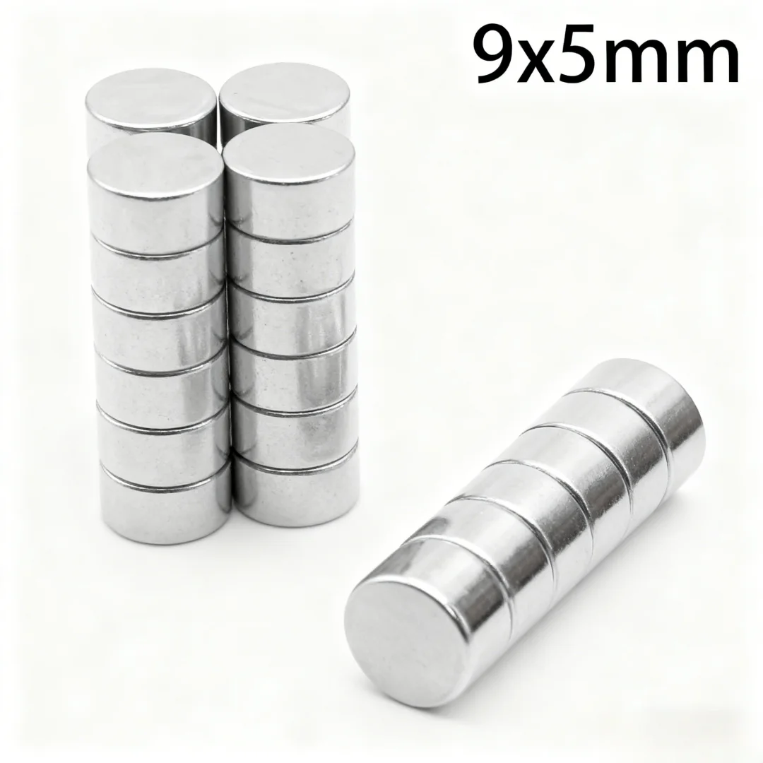 9x5mm Powerful Magnets Strong Round Magnets For Fridge, DIY, Building, Scientific, Craft, Education 9*5 9x5