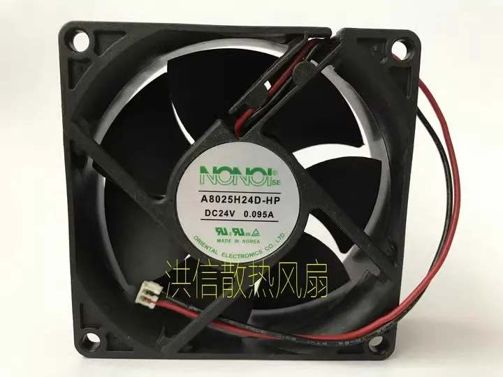 

Free shipping original A8025H24D-HP DC24V 0.095A 8CM 80 * 80 * 25mm inverter cooling fan