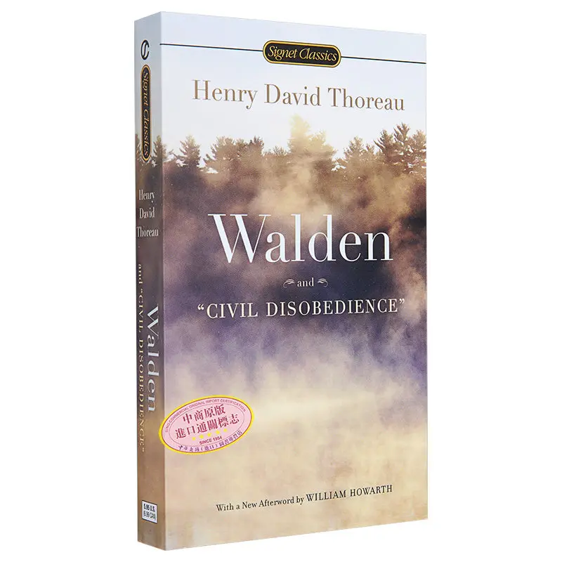 Walden and Civil Disobedience 150th Anniversary Edition Henry David Thoreau Signet Classics English Original Import