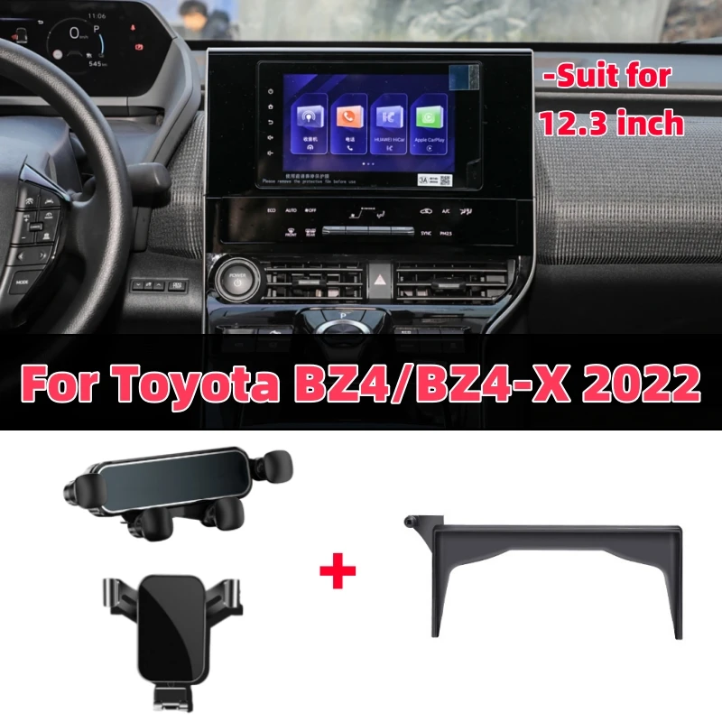 

Для Toyota BZ4 BZ4-X 2022 12,3-дюймовый экран Автомобильный держатель телефона Автомобильный фиксированный навигационный кронштейн Базовый кронштейн для телефона GPS Автомобильные аксессуары