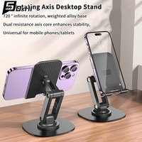 360 Rotation Metal Base Foldable Desktop Phone Holder Desk Lazy Tablet Stand Support Mount For  Most Mobile Phones