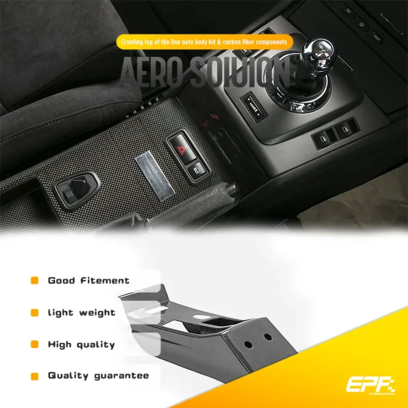 

Для центральной консоли E46 M3 CSL Style для автомобилей с левым рулем | Высококачественное обновление интерьера