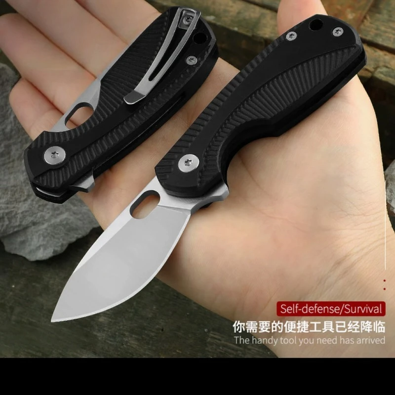 

Portable Mini Pocket Camping Outdoor Folding Knife G10 Handle Hunting Survival Tactical Utility Fruit Knives EDC Tools