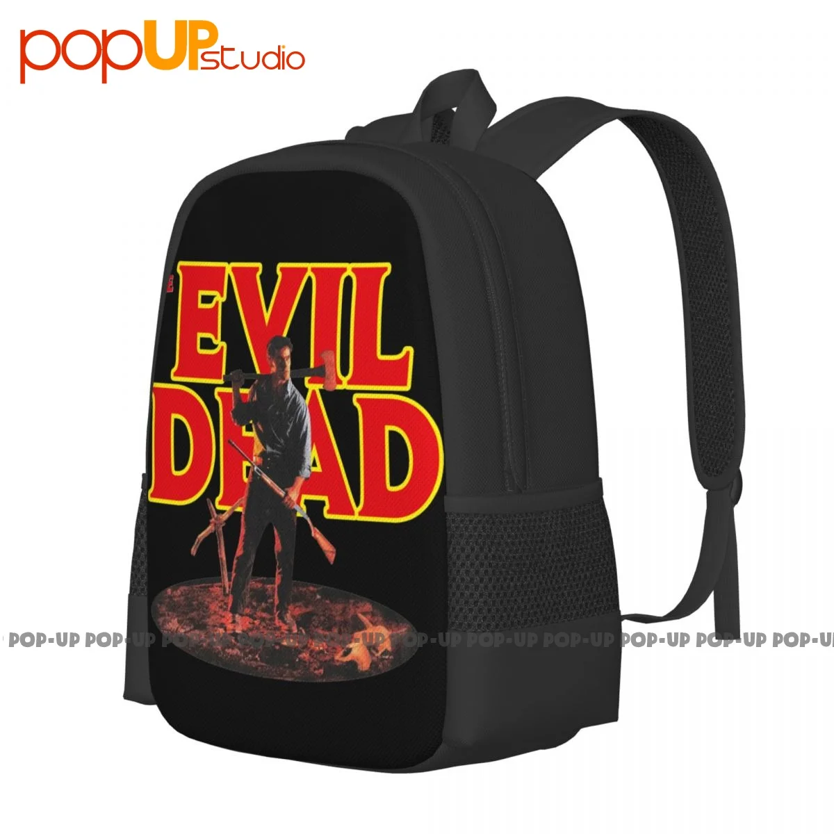 The Evil Dead 2001 Scary Movie Bruce Campbell Backpack Large Capacity Vintage Shoe Bag Eco Friendly Outdoor Running