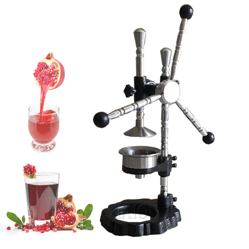 Stainless Steel Press Handled Manual Orange Juicer Pomegranate Liquidizer