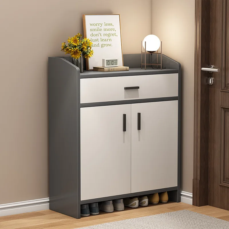 Shoe Cabinet, Household Door, Entrance Cabinet, Integrated Large-capacity Storage Artifact, Space-saving Simple Entry Shoe Rack