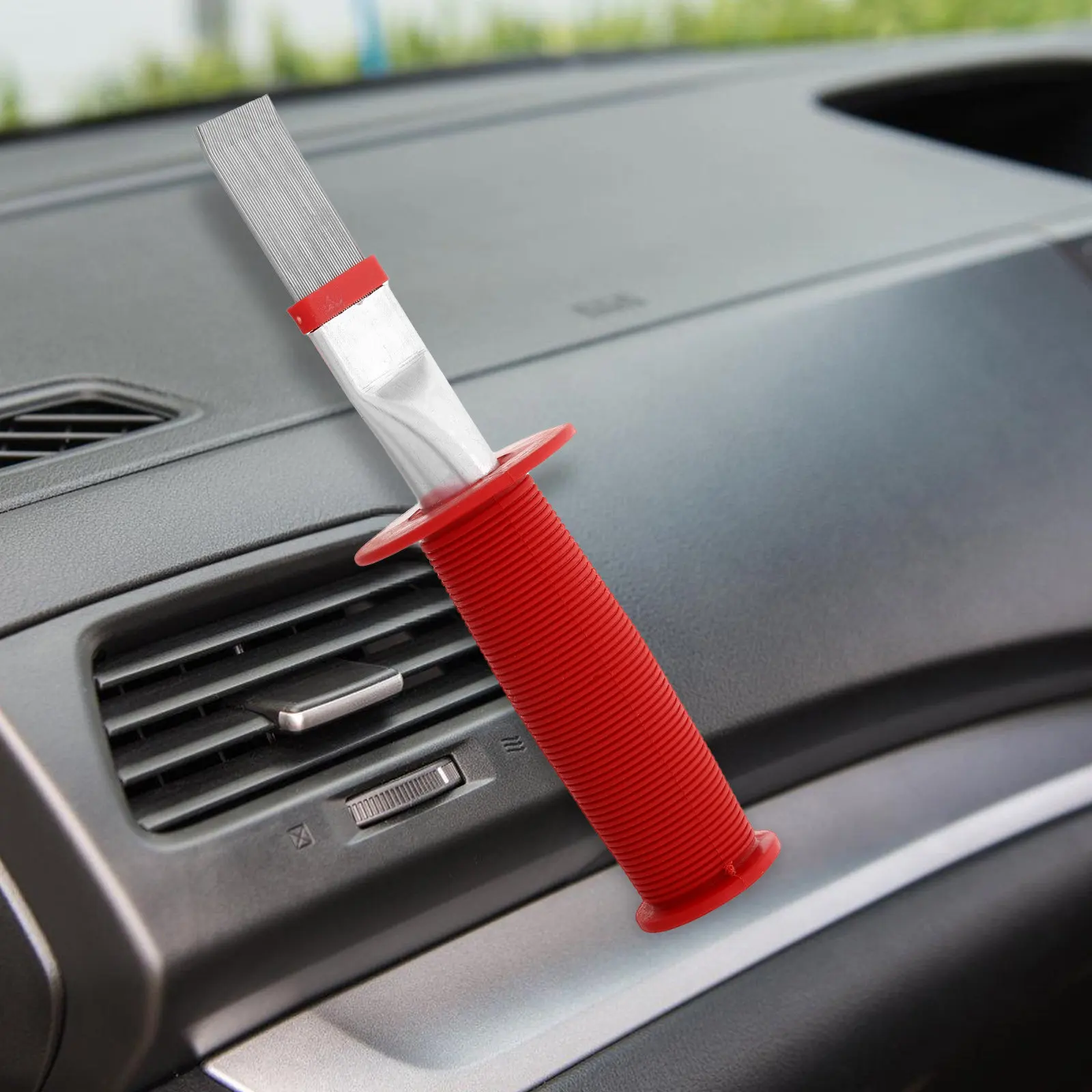 

Stainless Steel Air Conditioner Fin Comb Condenser Coil Radiator Cleaner Brush Car Cooling System Cleaning Tool