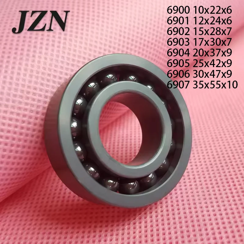 

6900 6901 6902 6903 Silicon nitride ceramic bearings Self-lubricating full ball bearings 6904 6905 6906 6907