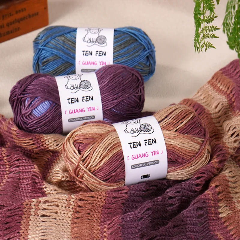 50g Lyocell Linen Blended Yarn  Lyocell Thread, Summer Weaving, Hook Weaving, DIY Knitting Crocheting Yarn