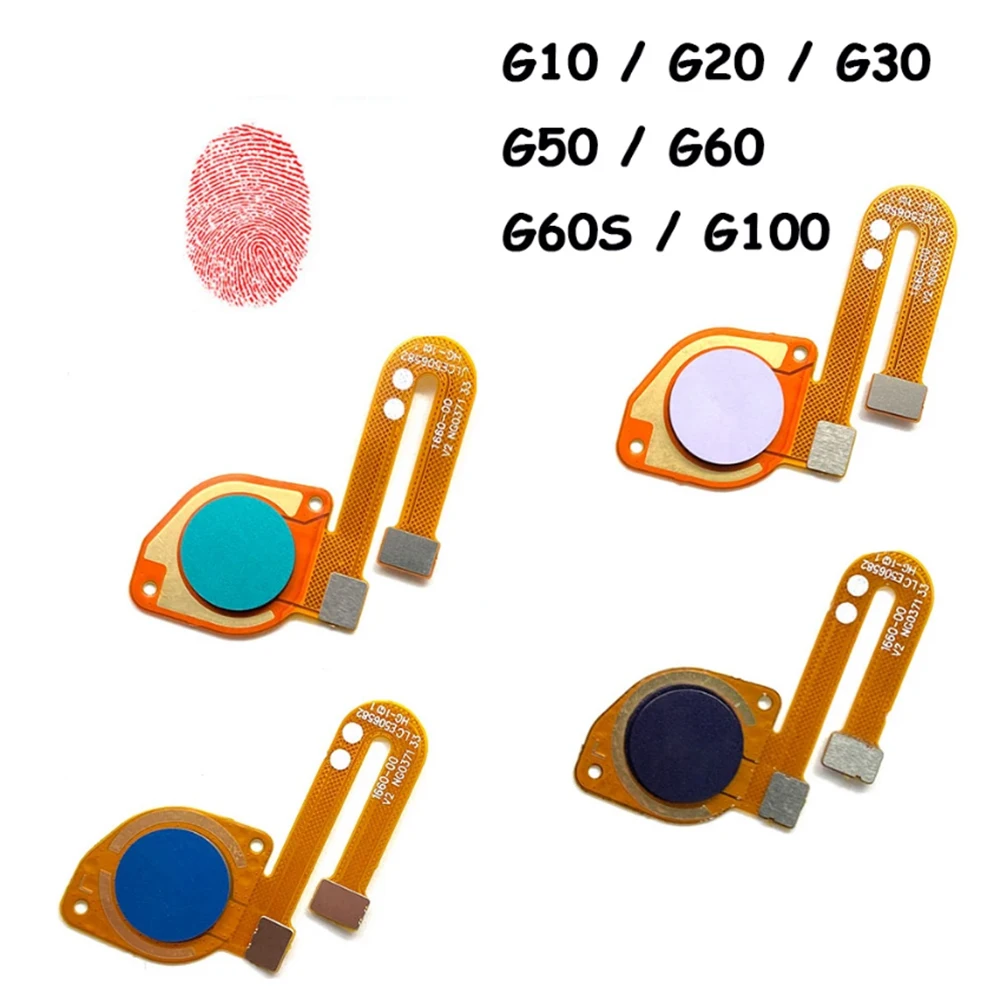 

Fingerprint Sensor Home Return Key Menu Button Flex Ribbon Cable For Moto G10 G20 G50 G60 G100 G200 G60S