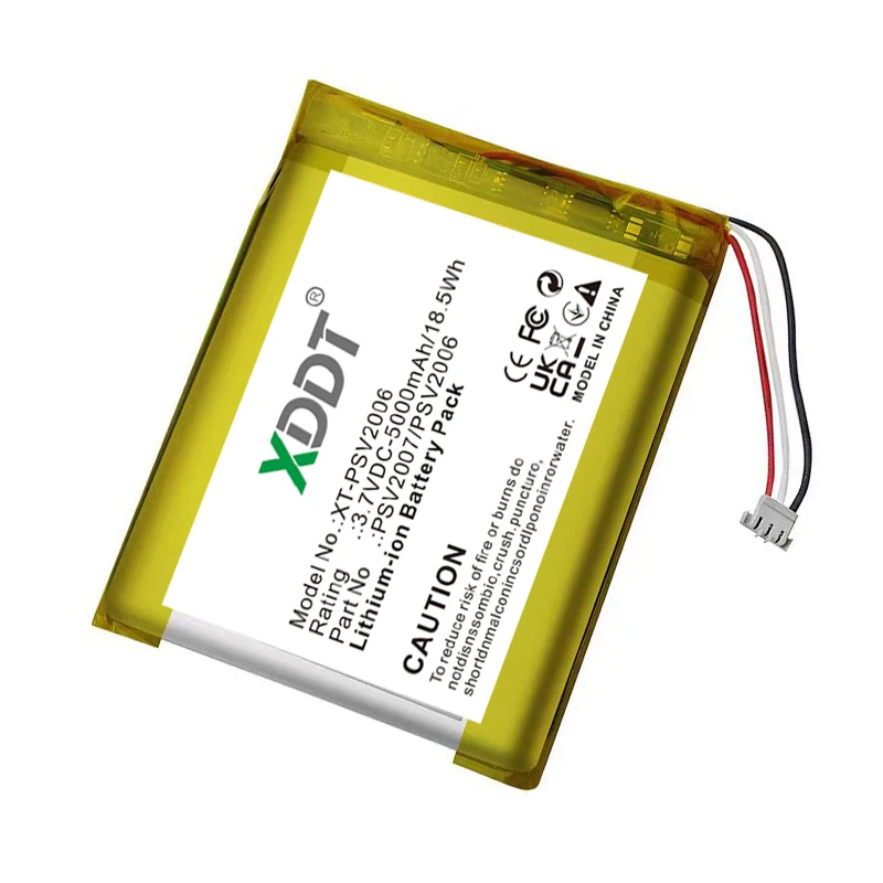 3.7V 5000mAh Game Console Battery 4-451-971-01, SP86R for Sony PCH-2007, PS Vita 2007, PSV2000 +TOOL