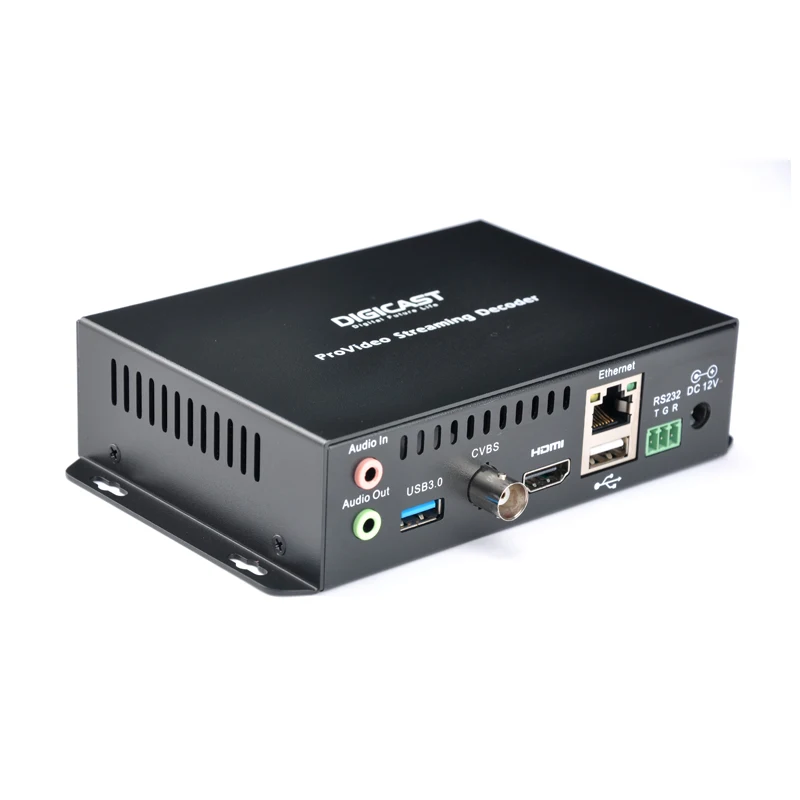 Multi-channel Decoding Low Latency 1080P@60fps H.264/AVC RTSP to HDMl H264 RTMP Decoder TV Digital Onvif IP Video Decoder