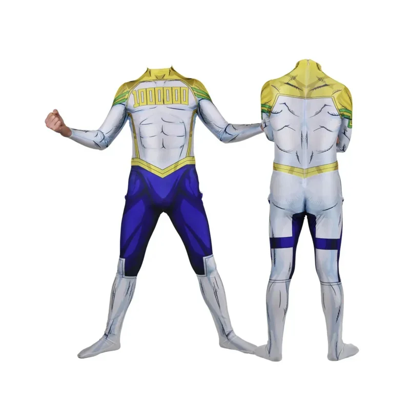 Uma limillion mirio togata meu herói academia cosplay traje pele zentai bodysuit festa de halloween terno