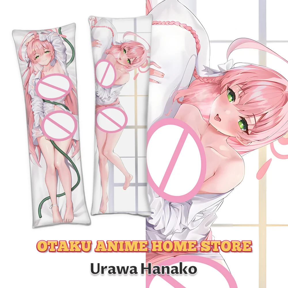 Anime Urawa Hanako Dakimakura Pillowcase Game Blue Archive Urawa Hanako Bedding Pillow Cover Custom Cushion Cover Otaku Gifts