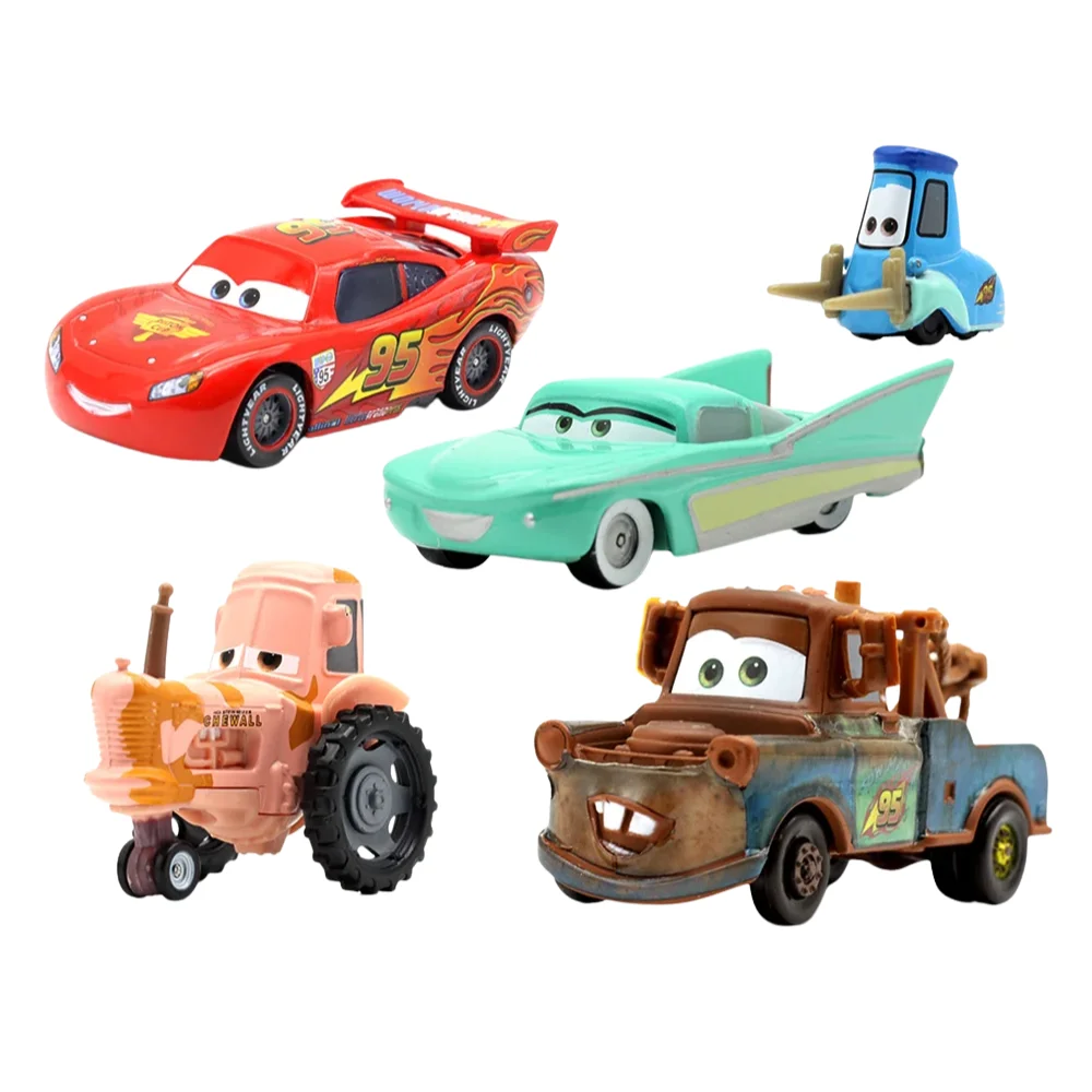 High Quality Pixar Cars Lightning McQueen Mater Frank 1：55 Metal Model Racing Car Toys Children's Birthday NEWYEAR Gifts view 4