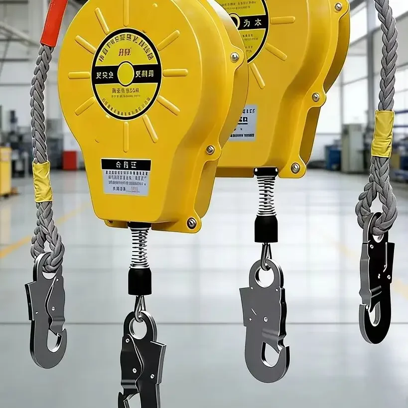 NF Retractable Fall Arrester 5M/10M/15M Heavy Duty Portable Safety Fall Protection Device  for High Altitude Construction