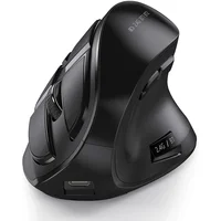 Ratón inalámbrico Vertical Bluetooth para tableta, portátil, Notebok, recargable, USB, ergonómico, mano derecha