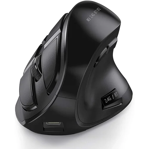 Ratón inalámbrico Vertical Bluetooth para tableta, portátil, Notebok, recargable, USB, ergonómico, mano derecha