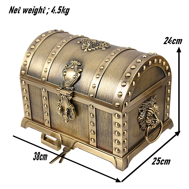 

Europe Huge Capacity Double Layers Metal Jewelry Storage Box Jewelry Organizers Drawer Orgnizers For Women's Gift JB029