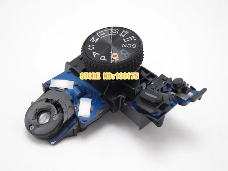 Nova função de discagem modelo botão do obturador etiqueta assy para sony DSC-HX400 hx400 hx400v interruptor superior capa câmera digital reparação parte