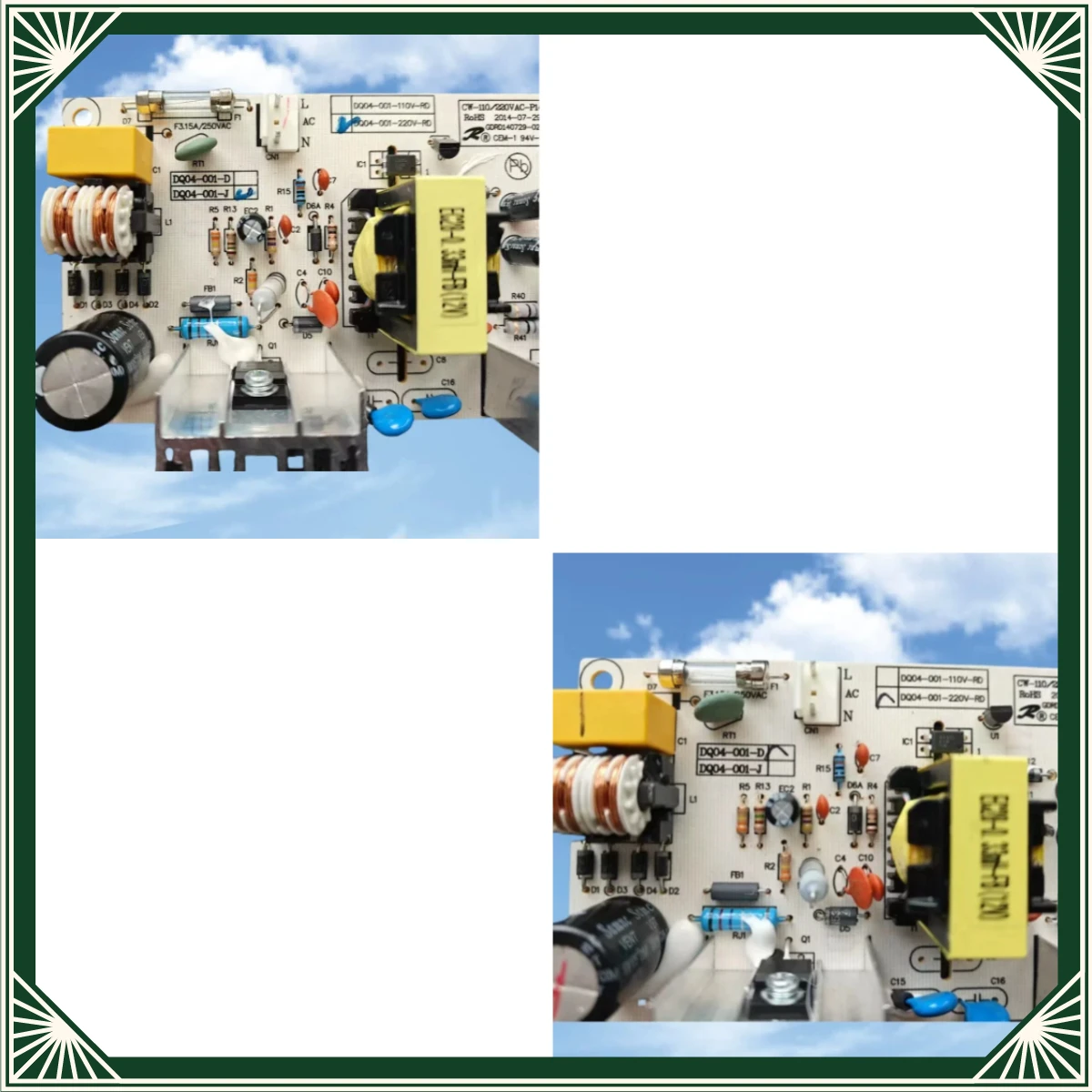 Suitable for DQ04-001-J 220V red wine cabinet motherboard 220V power board DQ04-001-D 220V red wine cabinet circuit board