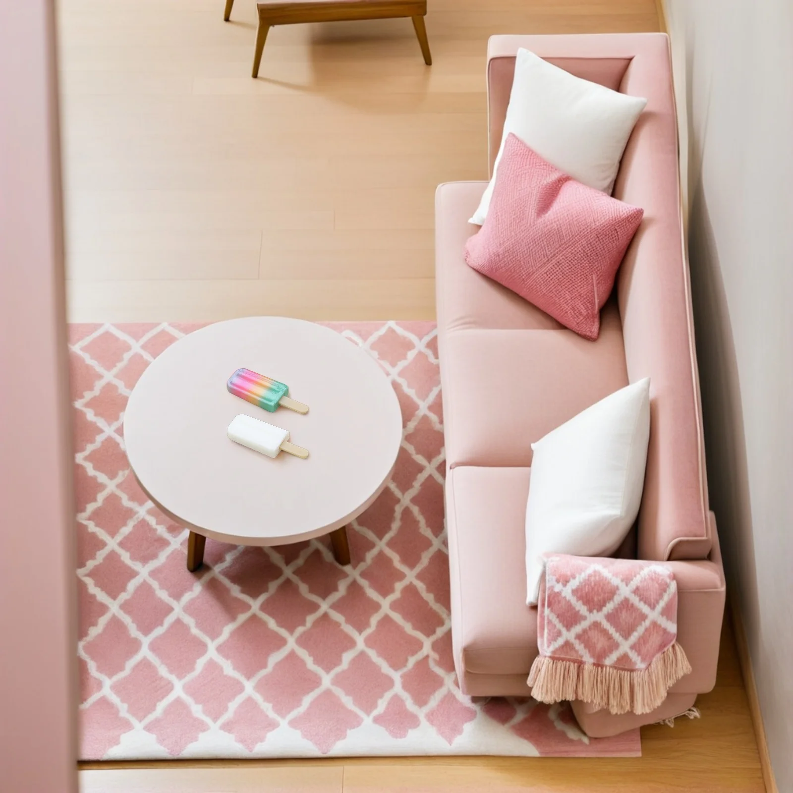 10Pcs Miniature Ice Cream Accessories Colorful Ice-Lolly Simulation Food for Dollhouse and Mini Kitchen Props Ice Cream Mini