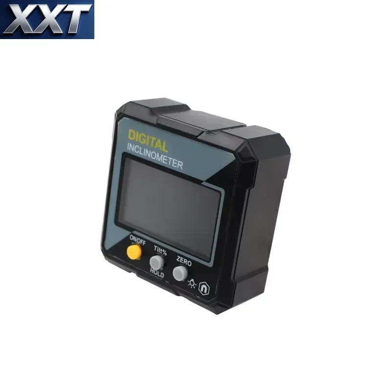 XXT Economic Plastic Digital Tilt Angle Box with Black Background and Green Letters 0.2 Accuracy