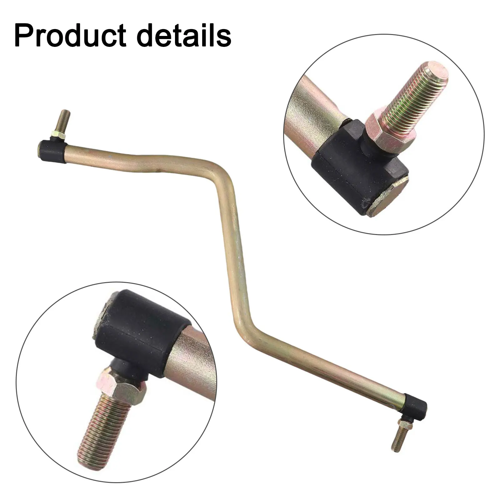 

Heavy Duty Steering Rod with Lock Nuts for Lawn Mowers Compatible with For Craftsman For Poulan Models 175121 and 532175121