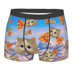Pizza Cat 3D Men Underwear Christmas Male Underpants Double Sides Printed Soft Breathable Machine Wash Panties Polyester Boxers