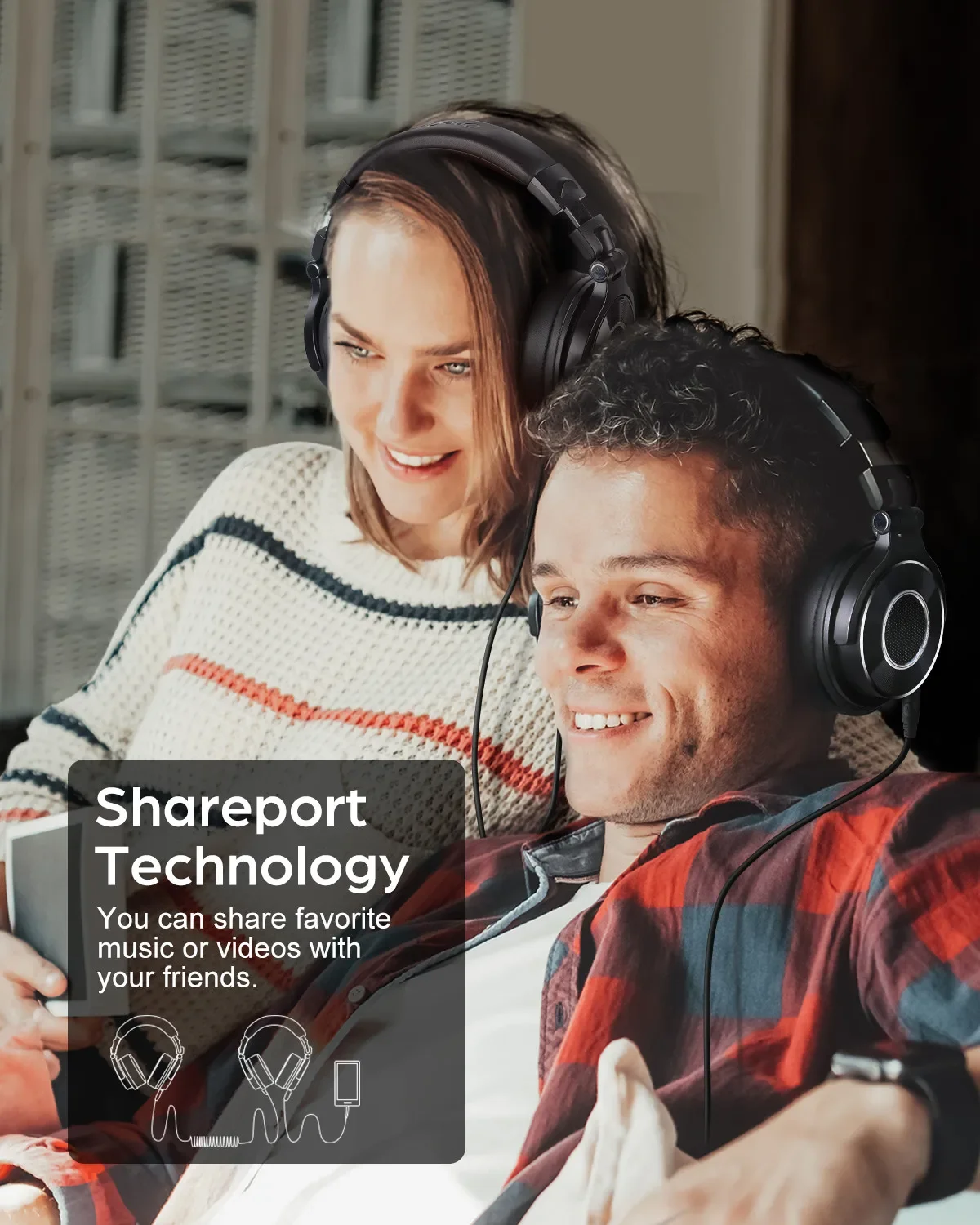 Oneodimonitor 60 cuffie cablate cuffie da Studio professionali cuffie Stereo Over Ear con microfono Audio ad alta risoluzione per DJ