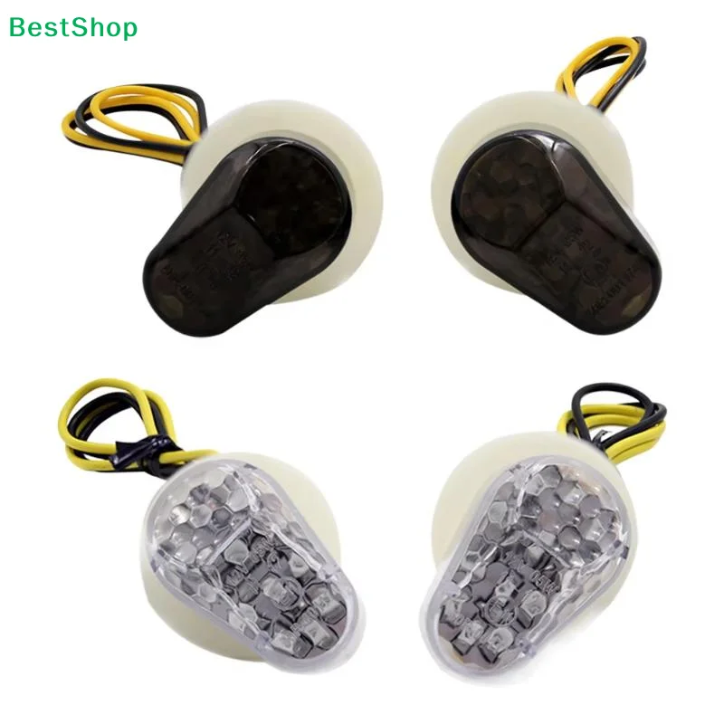 2pcs Motorcycle Turn Signals LED Indicator Flashing Photoflash Lights Bulb Motor For YZF R1 R6 R6S R3 FZ1 FZ6 FZ8 FAZ6R