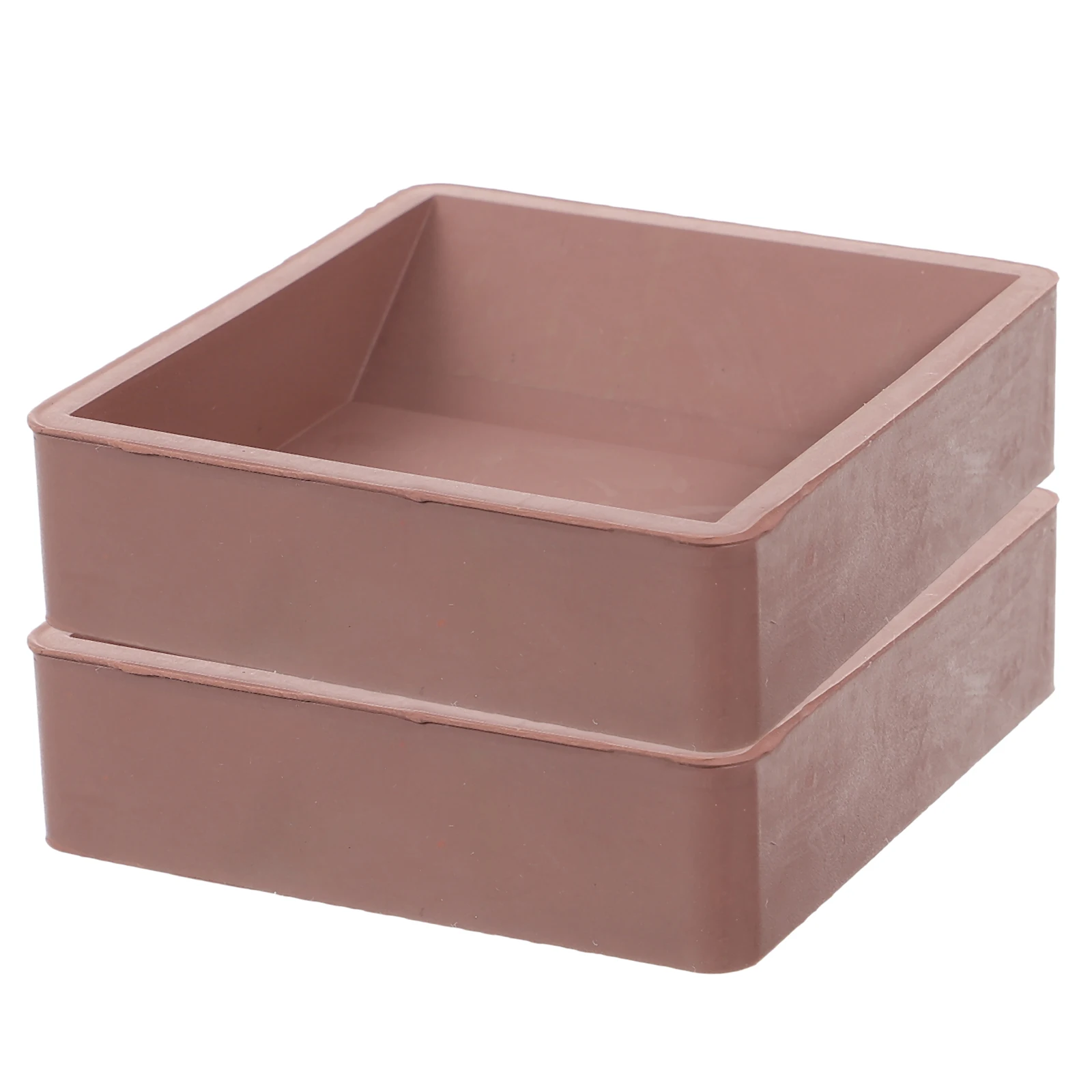 2 pcs Caster Cups Rubber Material Scratch Resistant Furniture Wheel Stoppers Bed Chair Desk Table Sofa Dresser Anti