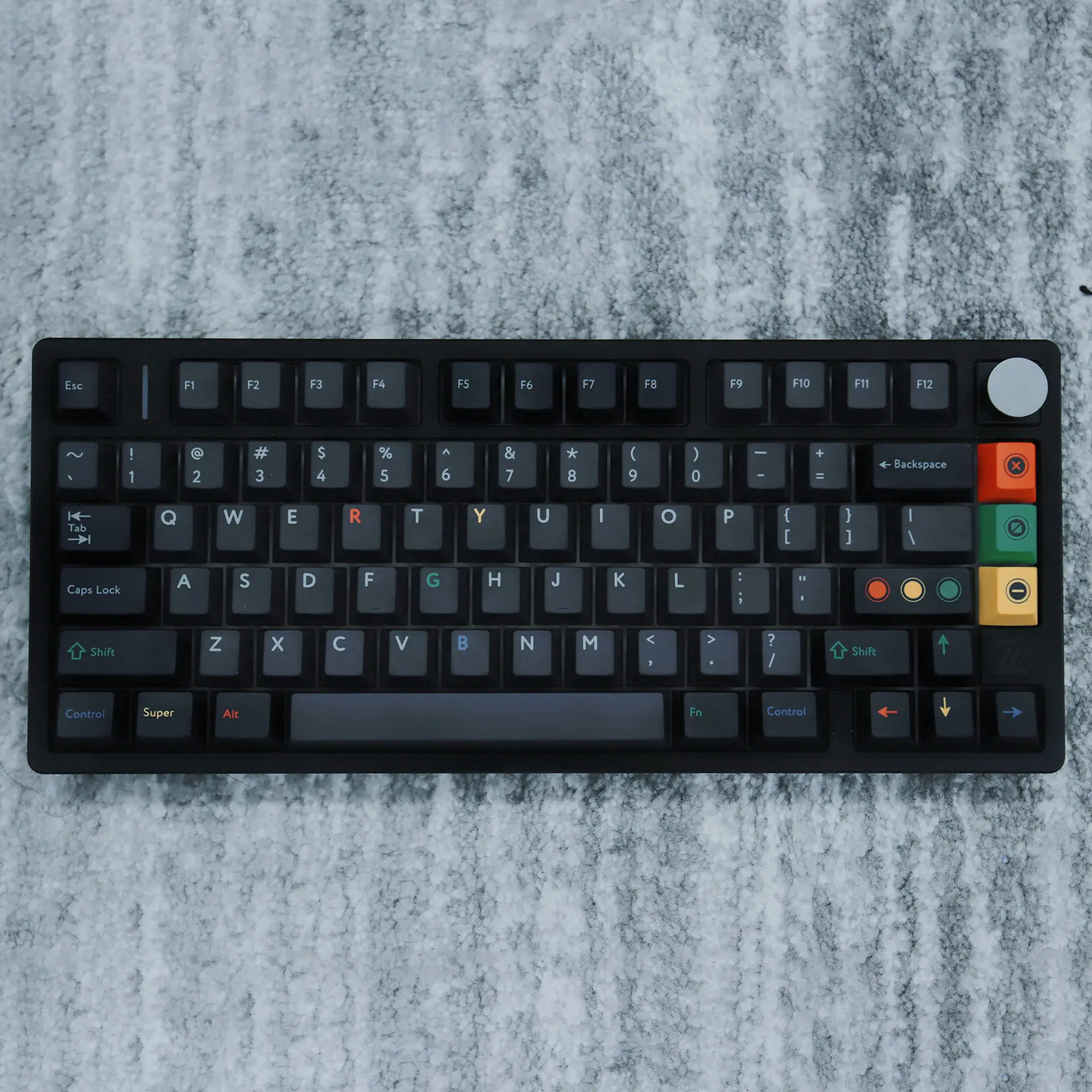Black light keycap original side engraved transparent PBT five-sided sublimation mechanical keyboard cap cross-border Amazon