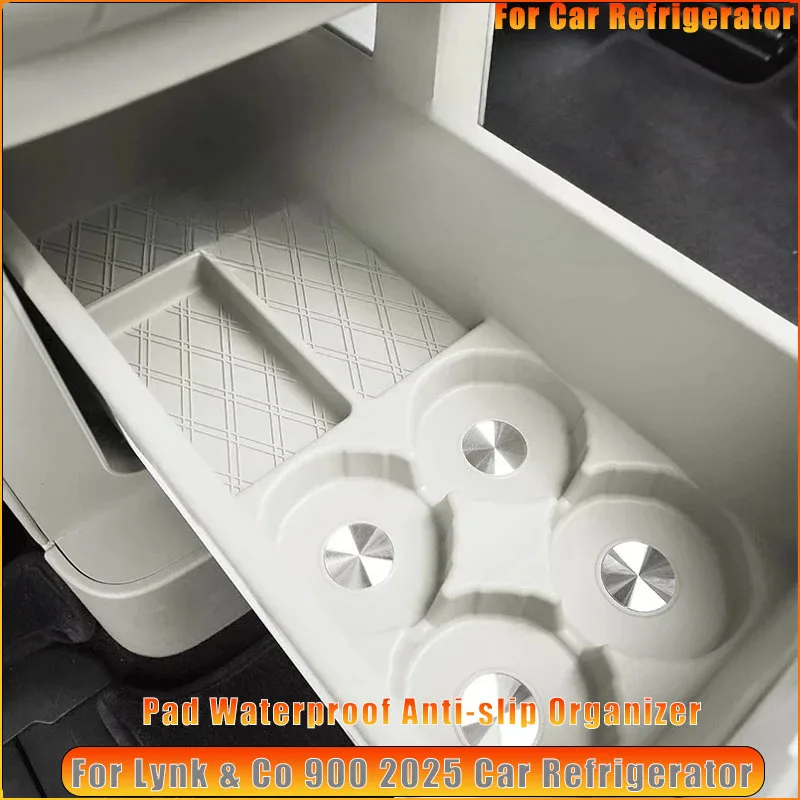 

Силиконовый коврик, водонепроницаемый противоскользящий органайзер, защитный коврик для салона автомобиля, аксессуары для Lynk & Co 900 920, автомобильный холодильник