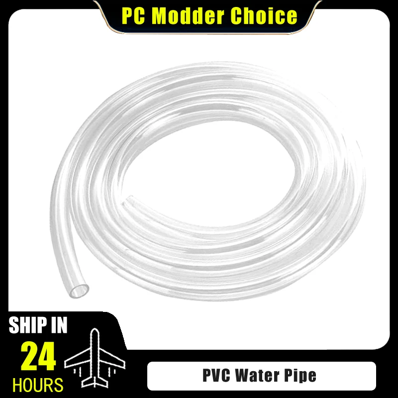 

Computer Water Cooling Hose 3/8'' Soft Pipe Tubing 10X13mm 10X16mm Transparent Tube 1000mm