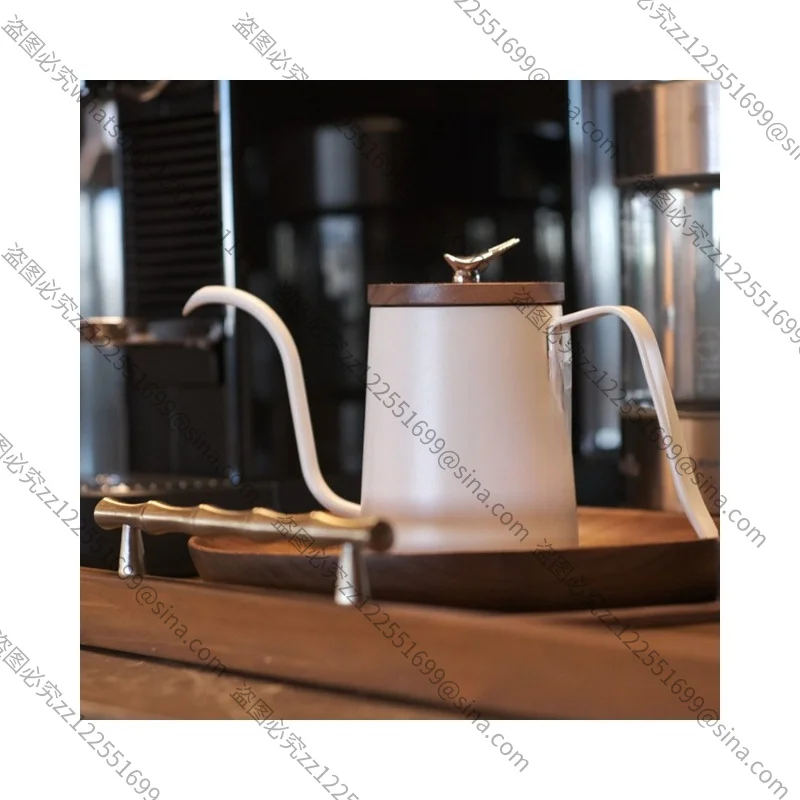 Suitable for Dovetail Mini Portable Gooseneck Coffee Kettle, Stainless Steel Thin Spout Pour Over Pot for Drip Bag Coffee