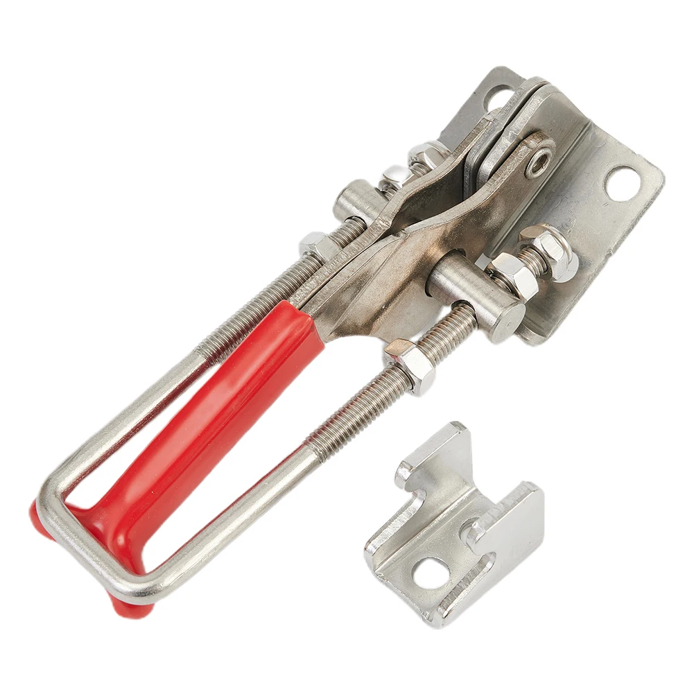 2 Pieces Heavy Load For Toggle Clamp with 3mm Thick Plate and 200kg Capacity per Unit Made from Stainless Steel 304