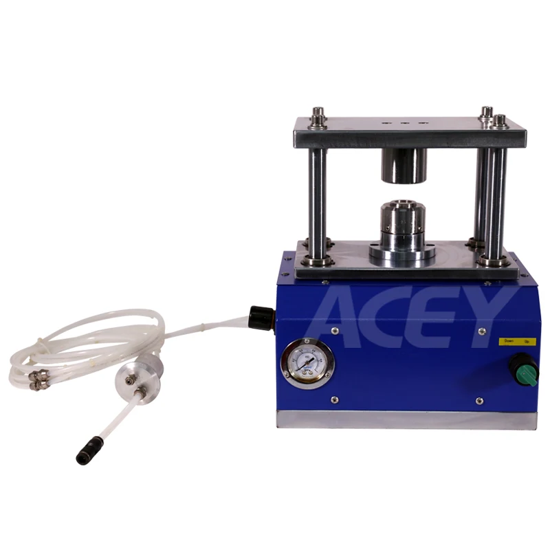 Laboratory Automatic Coin Cell Crimper Button Cell Pneumatic Crimping Machine for CR2032 CR2025 CR2016