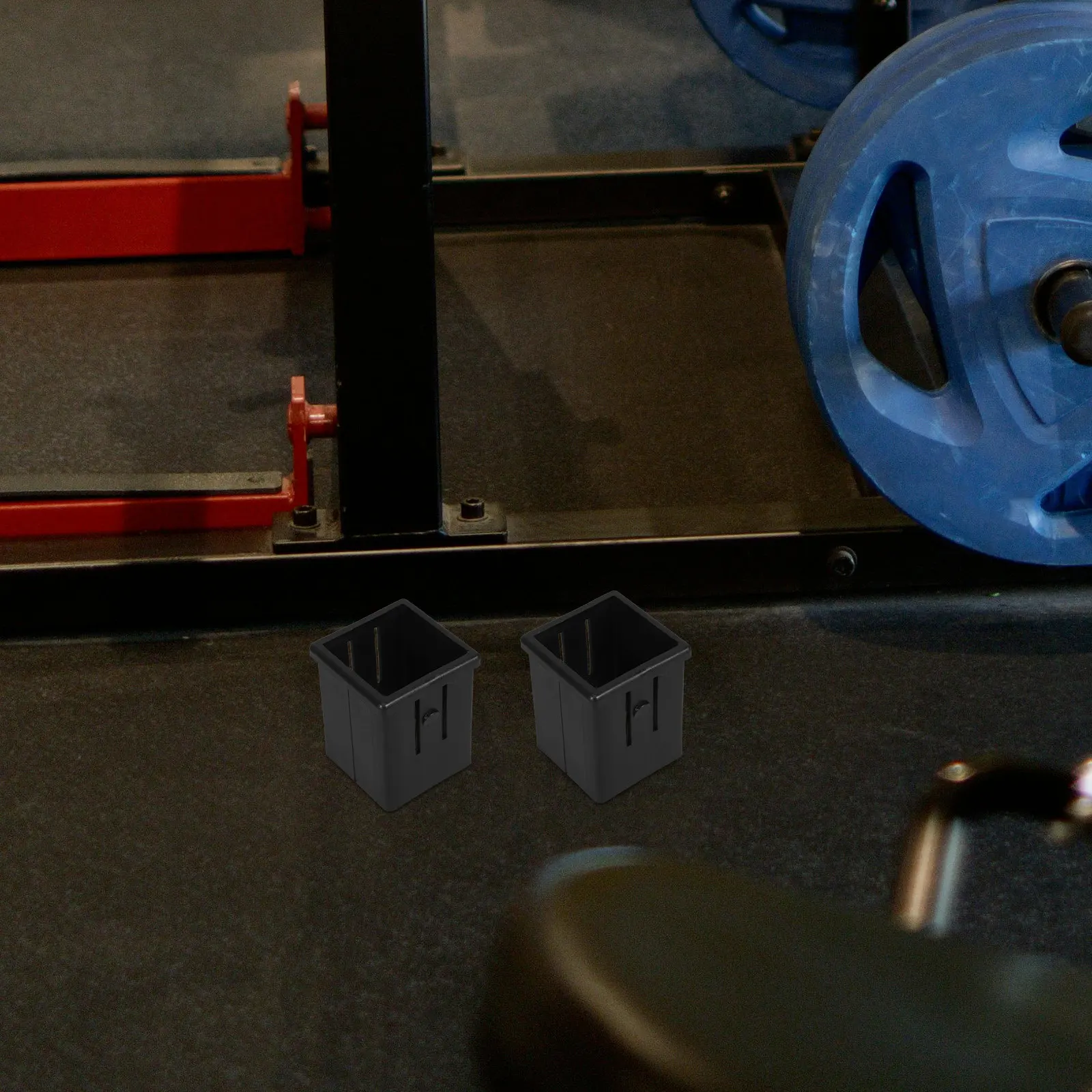 4Pcs Hollow Square Tube Sleeve Insert 50Mm to 40Mm Conversion Fitting for Exercise Machines Glide Tubes Sliding Height