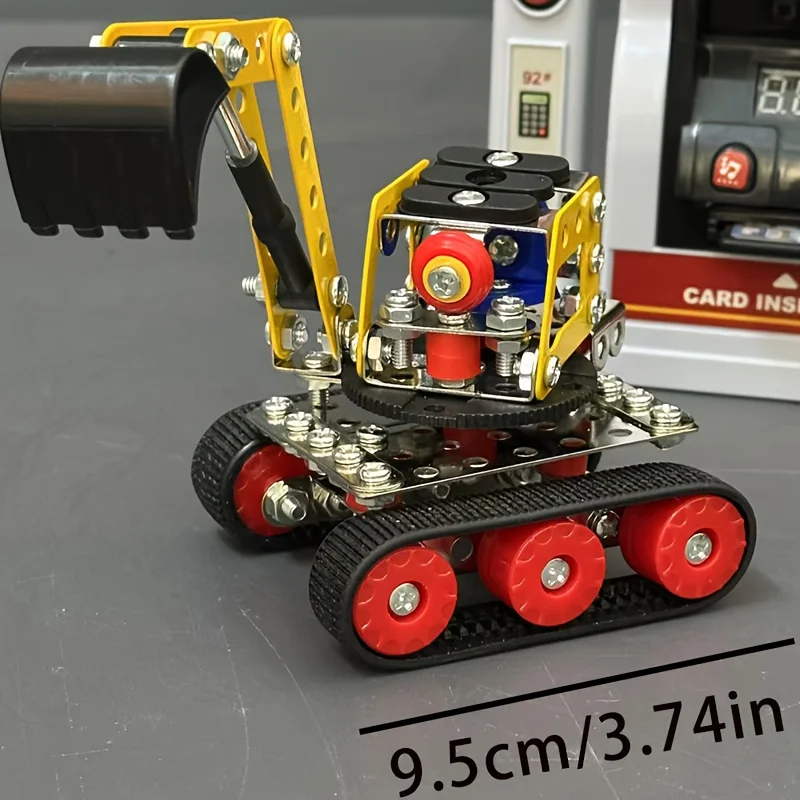 الحفارات تجميع اللبنات ونماذج السيارات الصناعية. الحلي سطح المكتب. هدايا عيد الميلاد/الهالوين/عيد الميلاد