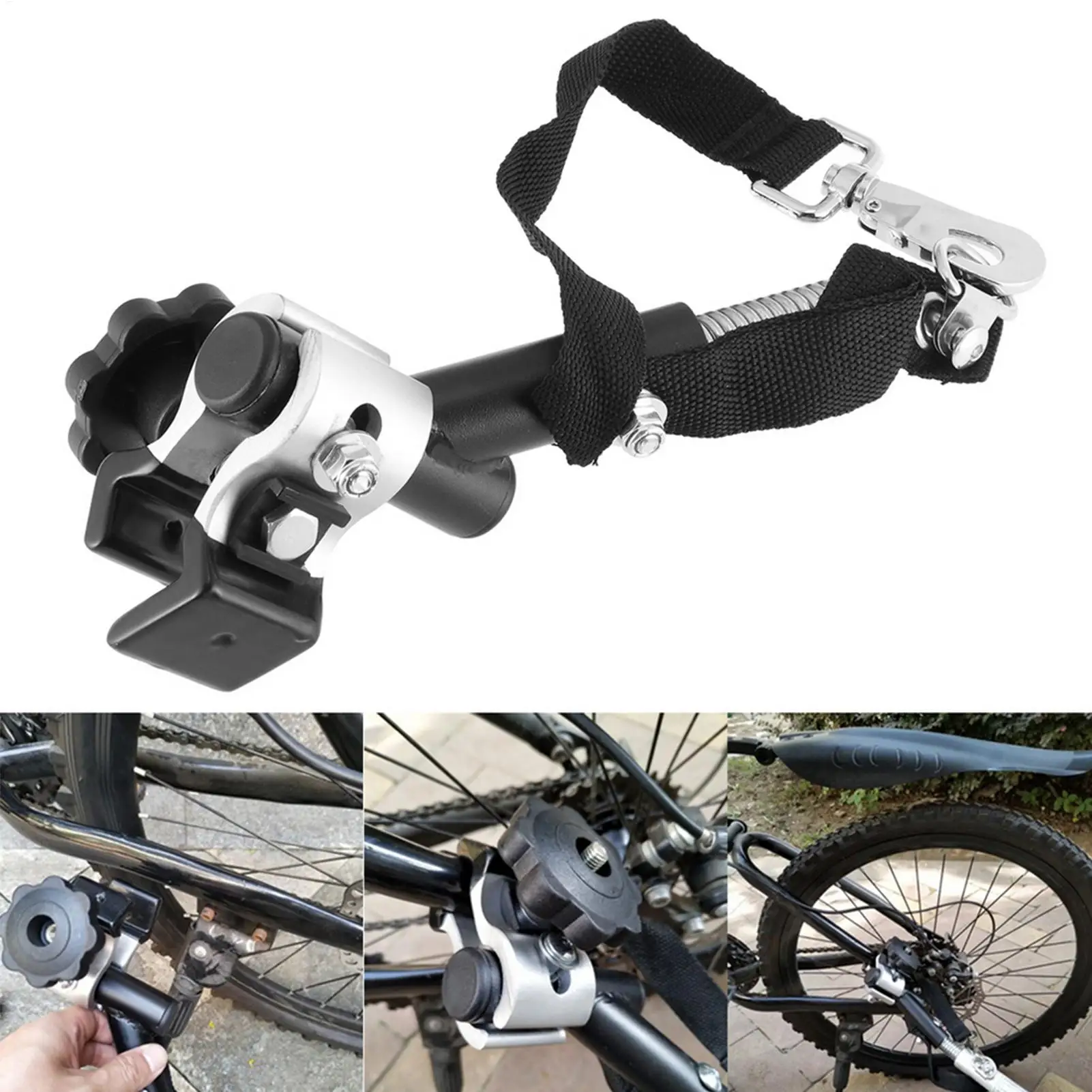 

Bike Trailer Hitch Universal Adapter Electric Bike Coupler Cycle Connector Trailer Attachment Durable Steel Bicycle Repair Tools