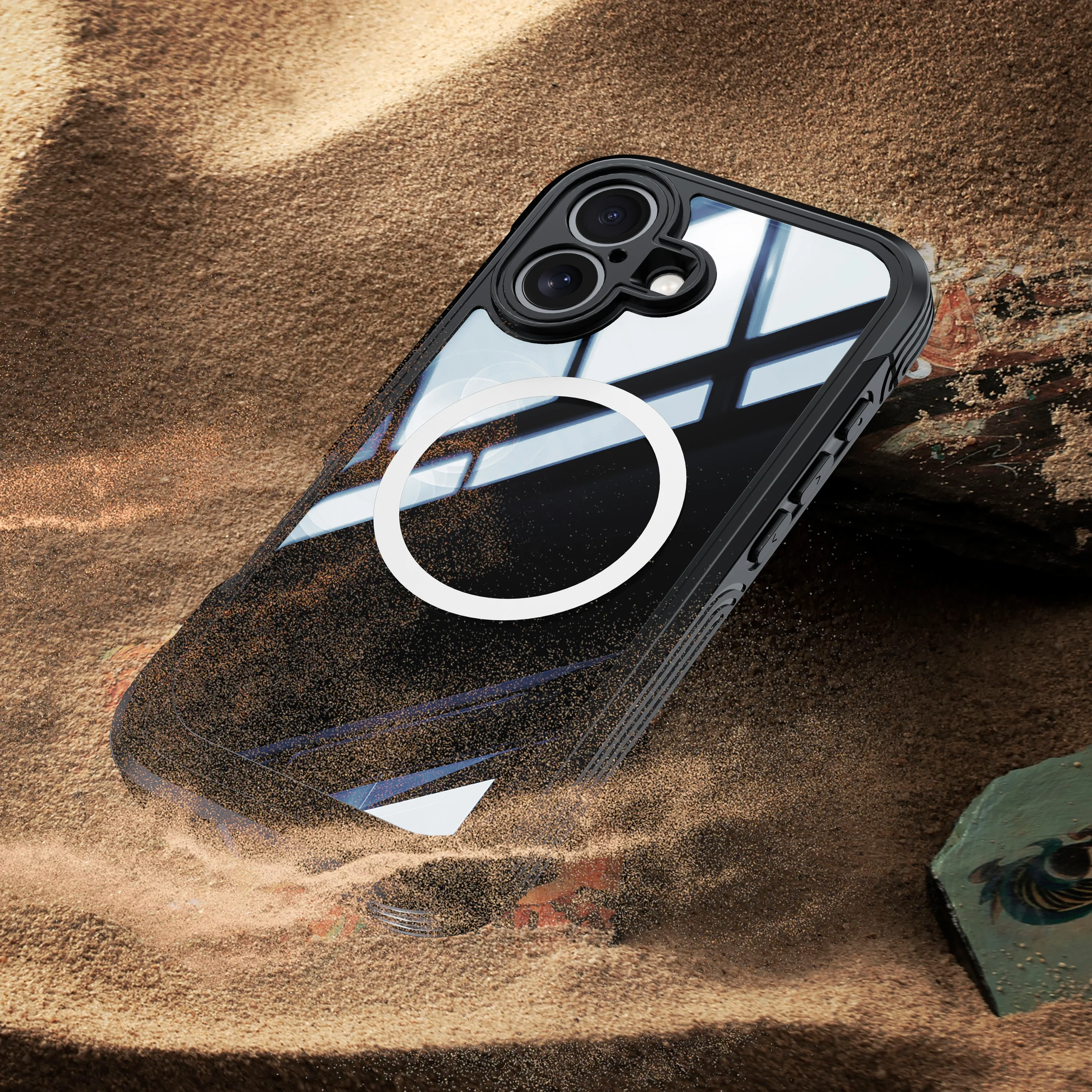 Die 360-Grad-Vollschutz-Handyhülle ist geeignet für iPhone 17E/17 Pro Max/16/15/14, stoßfest und hat ein robustes Aussehen. – Detail 6