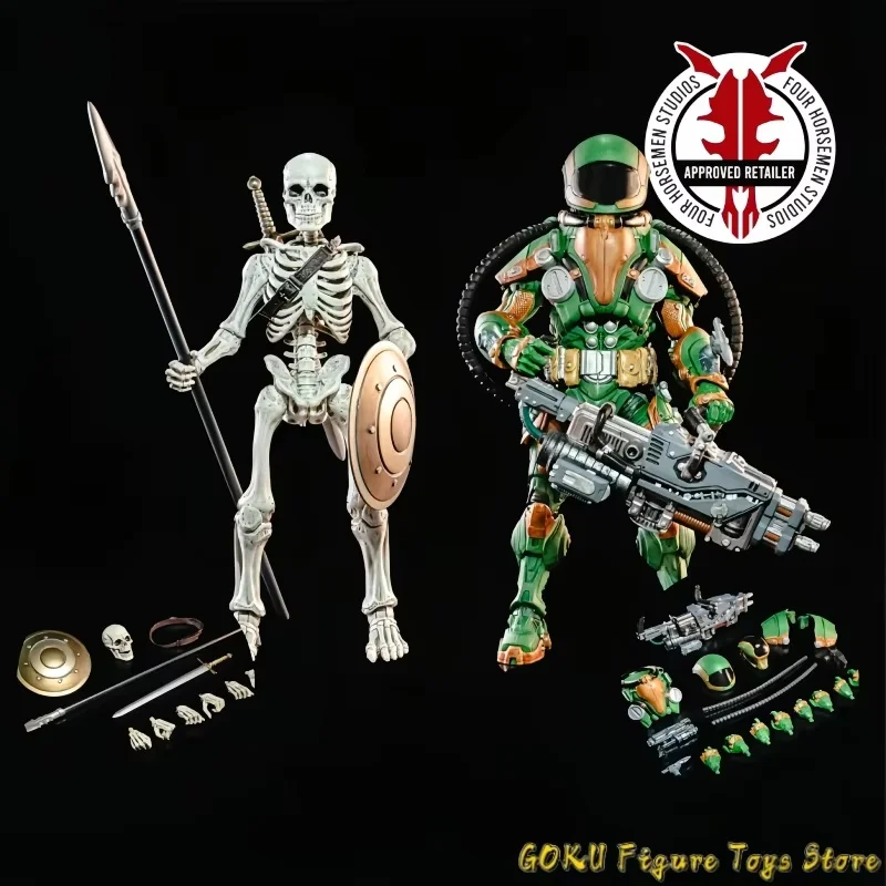1/12 Originate Four Horsemen Mythic Legions Skeleton Soldiers Action Anime Figure Statue Collectible Models Toys Christmas Gifts
